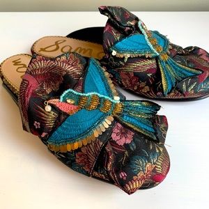 Sam Edelman Brocade Bird Mules